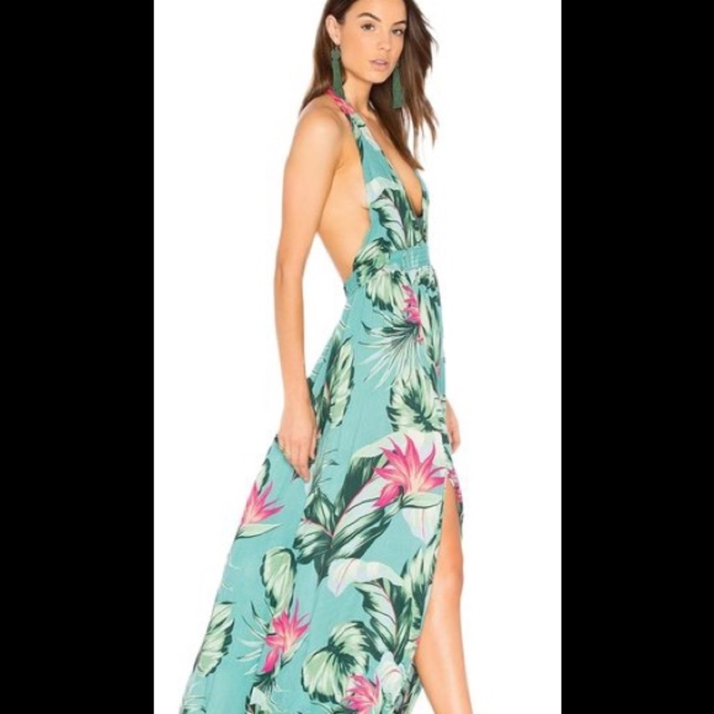 Show Me Your Mumu Kauai Halter Gown